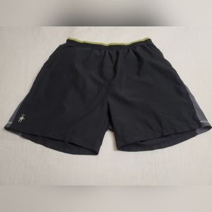 Smartwool PHD Black Athletic Shorts 7" Inseam Classic Gym Athleisure Size Small